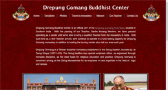 Desktop Screenshot of drepunggomangbuddhistcenter.org