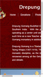 Mobile Screenshot of drepunggomangbuddhistcenter.org